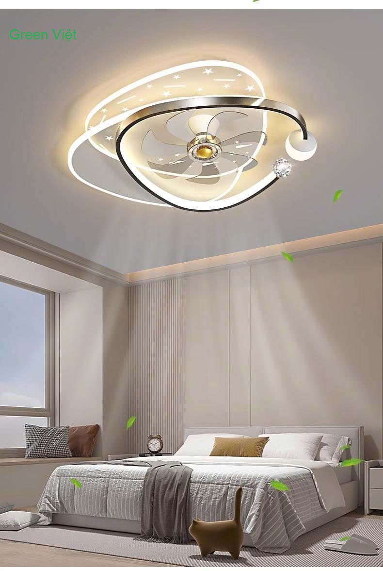 Đèn Quạt Ốp Trần