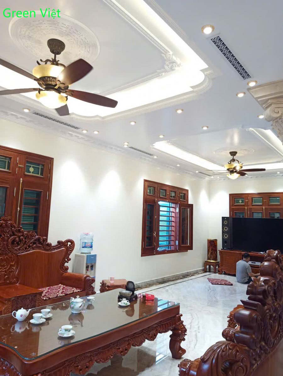 Quạt Trần Đèn quat-tran-den-nha-giau-villa