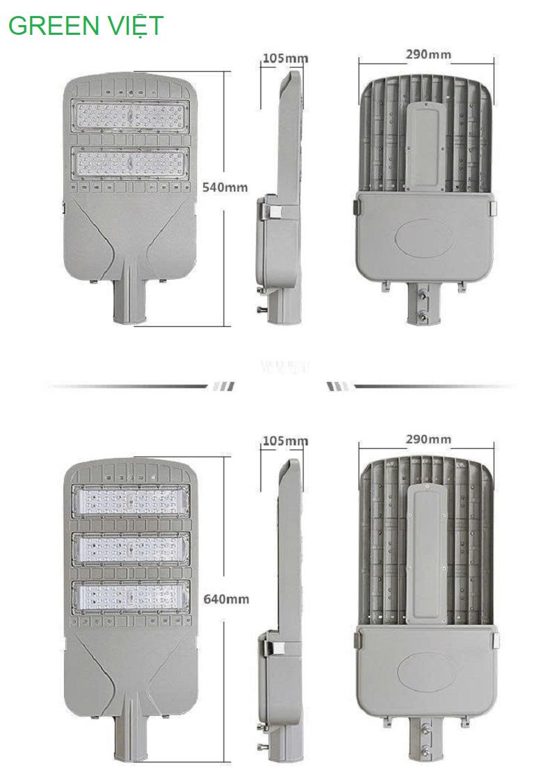 Đèn Công Trình Năng Lượng Mặt Trời 300W