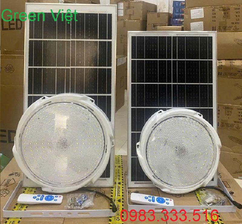 Đèn Ốp Trần Năng Lượng Mặt Trời 600W