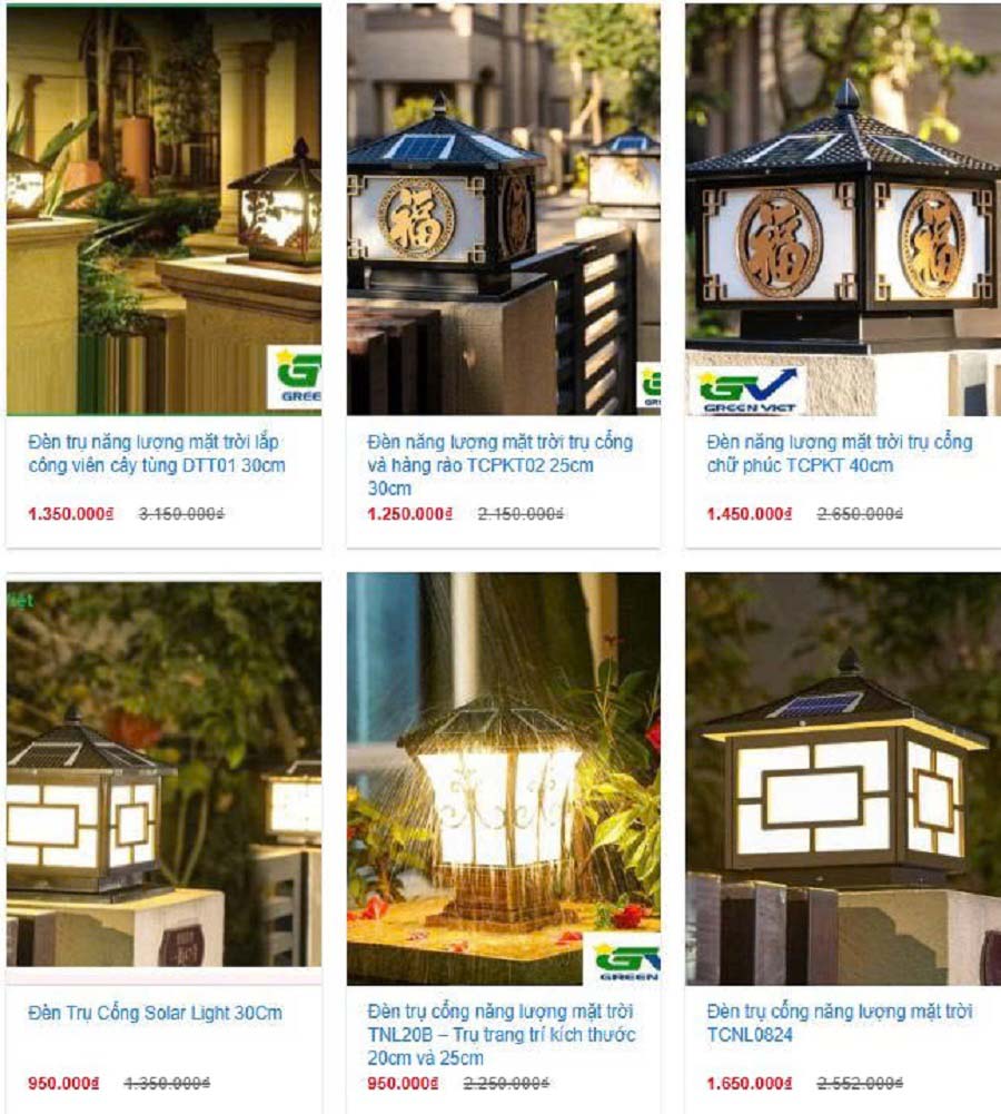 Đèn Năng Lượng Mặt Trời Mới