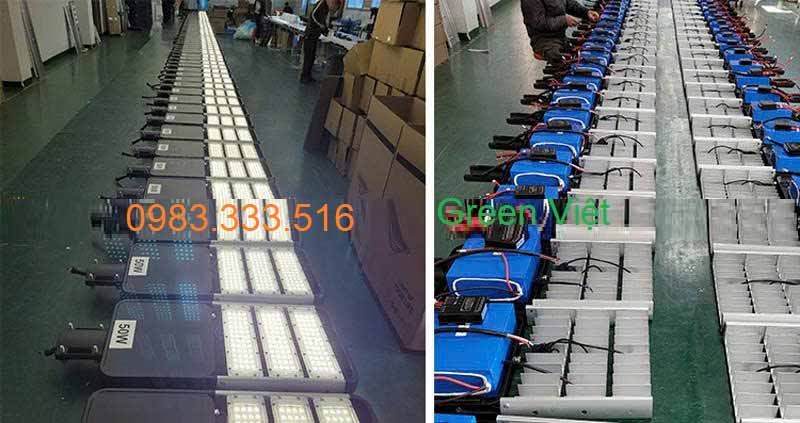 Đèn LED năng lượng mặt trời dự án