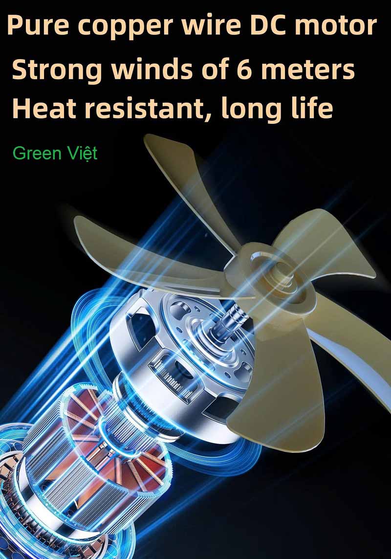 quạt bàn năng lượng mặt trời