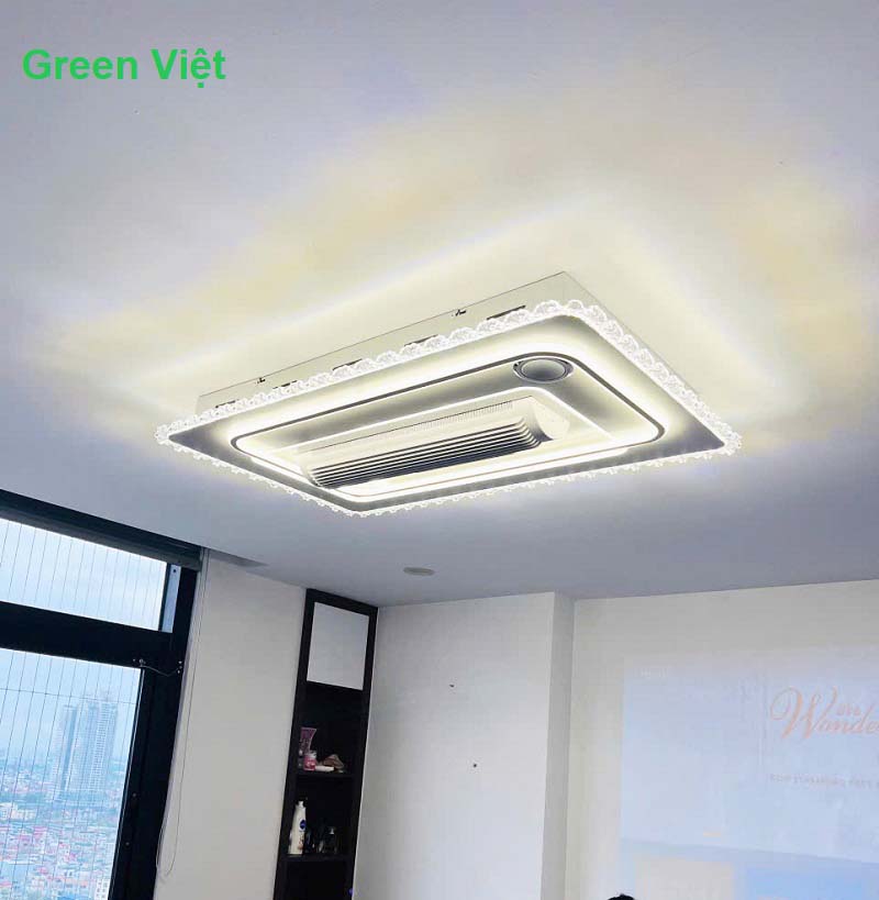 Quạt đèn ốp trần