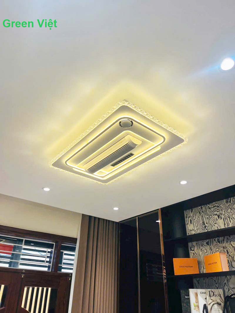 Quạt đèn ốp trần