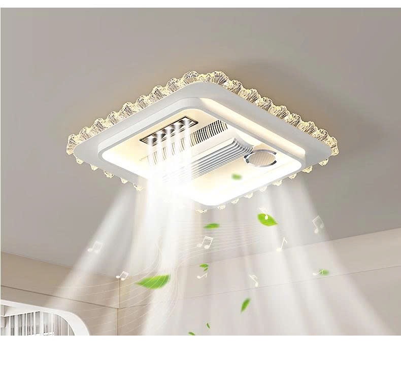 Quạt Trần Đèn Không Cánh quat-tran-den-khong-canh-qtdop12-ket-noi-loa-bluetooth