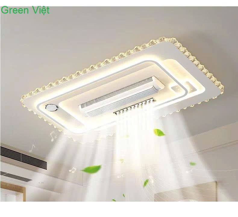 Quạt Trần Đèn Không Cánh quat-tran-den-khong-canh-qtdop12-ket-noi-loa-bluetooth