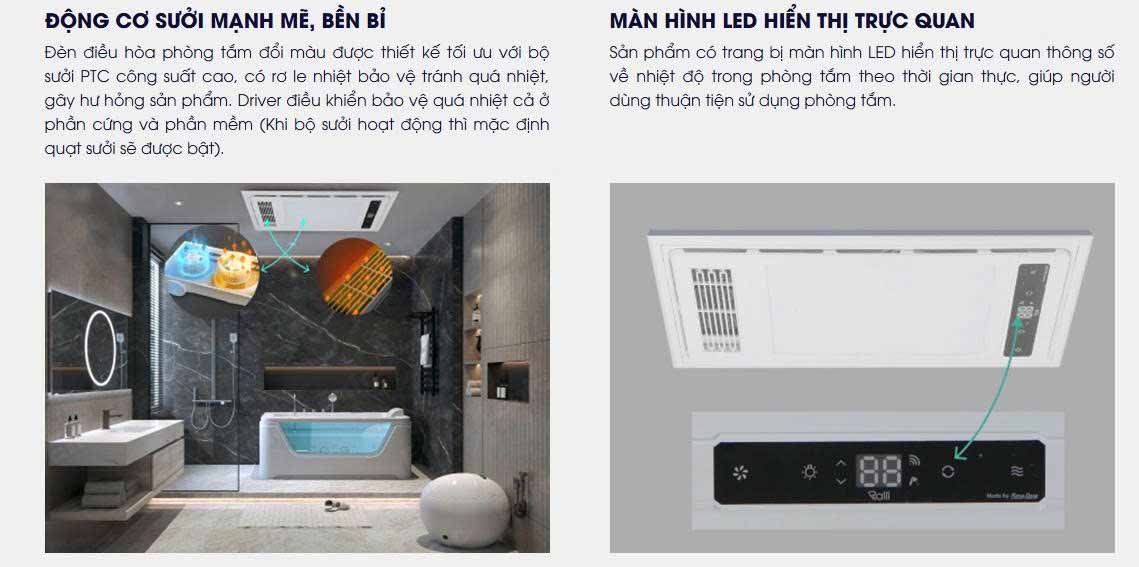 Đèn Sưởi Phòng Tắm Âm Trần den-suoi-phong-tam-am-tran-dhpt-300x600-2250w