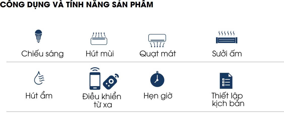 Đèn Sưởi Phòng Tắm Âm Trần