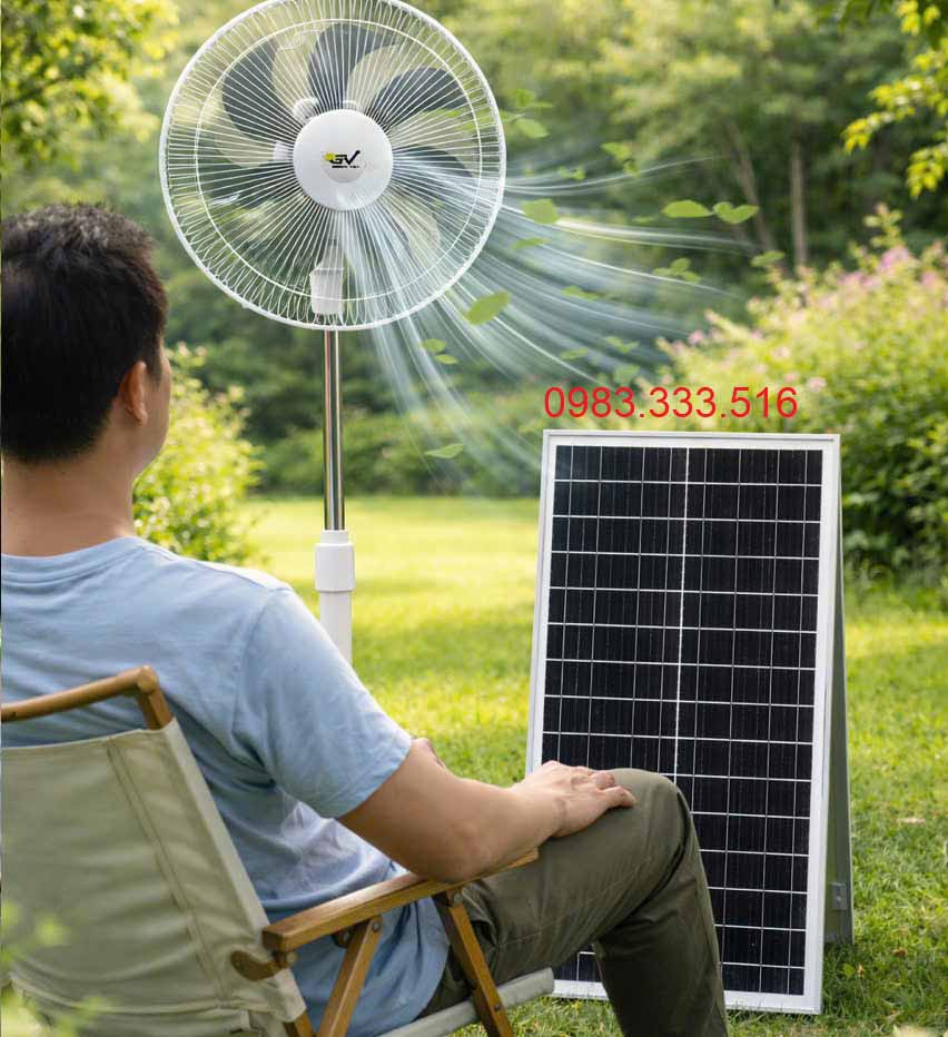 Quạt Cây Năng Lượng Mặt Trời