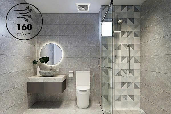 Quạt hút âm trần cổ ngang QHAT01.CN 200x200 Rạng Đông - Ảnh 4