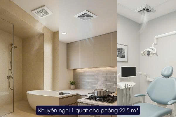 Quạt hút âm trần cổ ngang QHAT01.CN 200x200 Rạng Đông - Ảnh 3