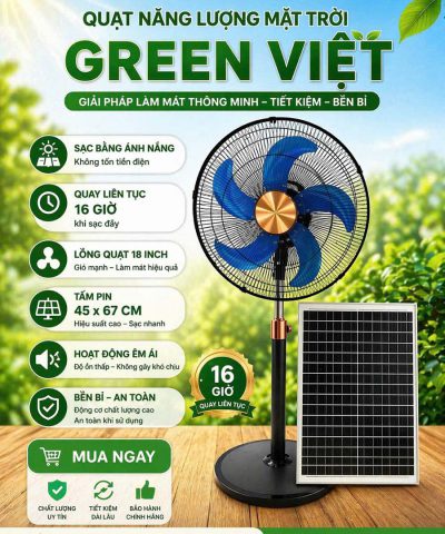 Quạt Năng Lượng Mặt Trời
